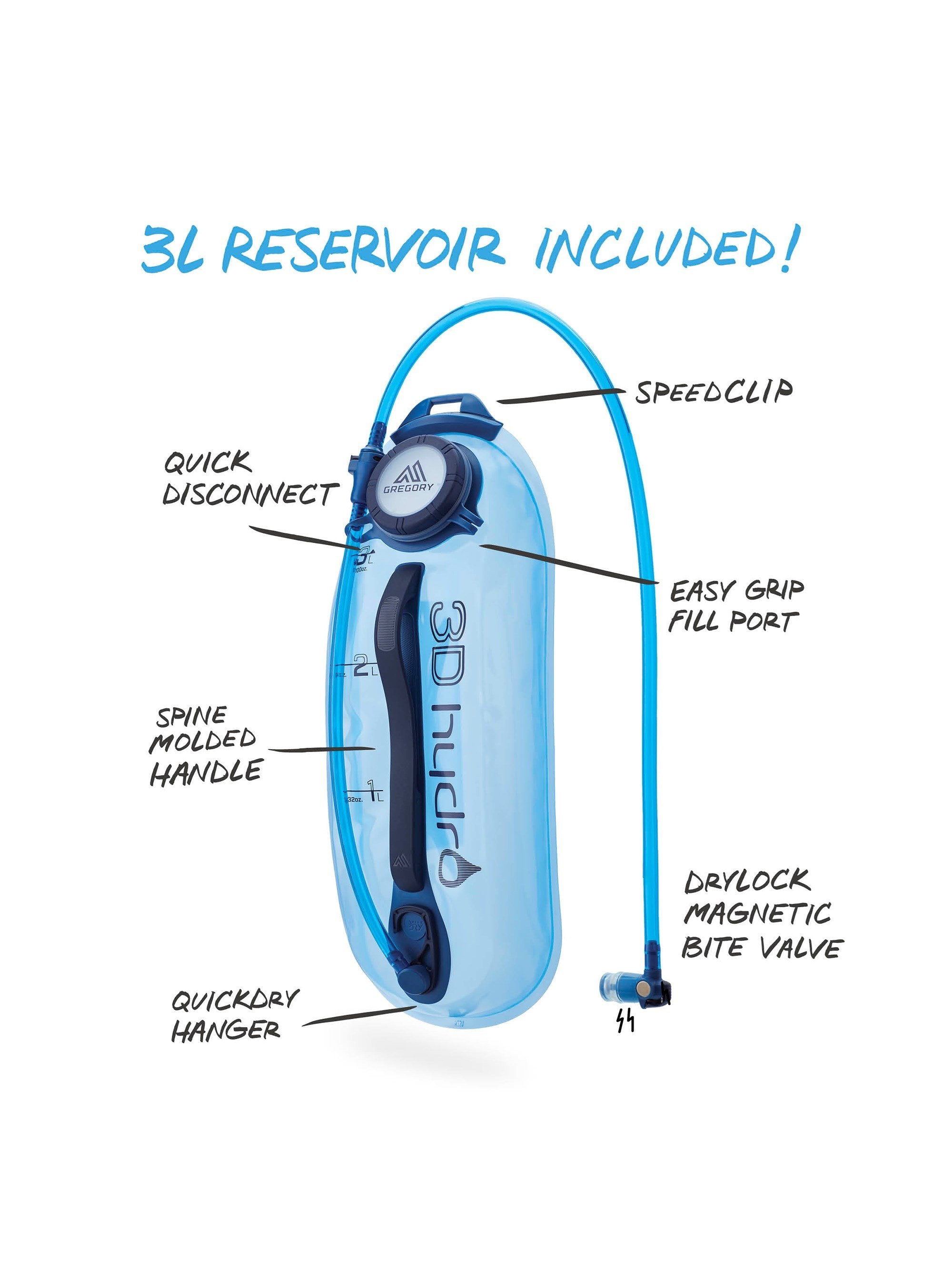 Gregory Salvo 8 Hydration Backpack for Hiking