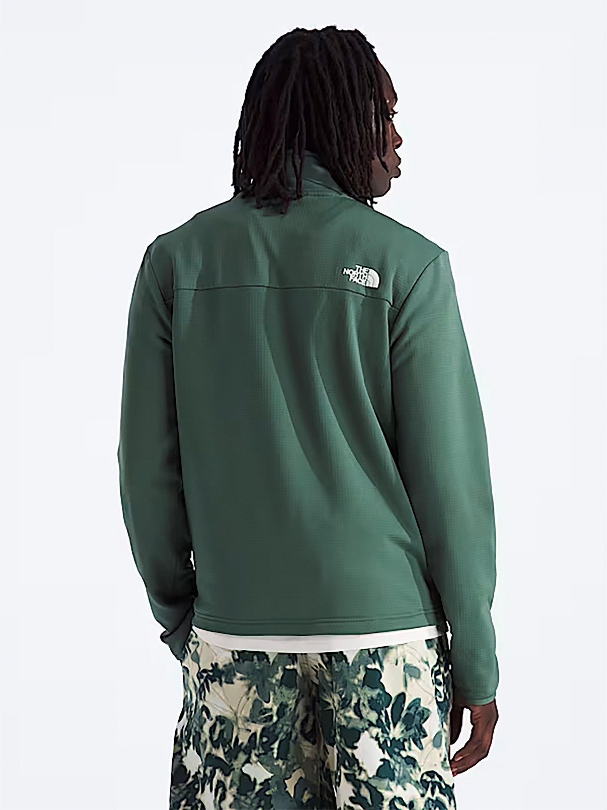 Men's Cedar Trail Grid Fleece 1/4 Zip by The North Face
