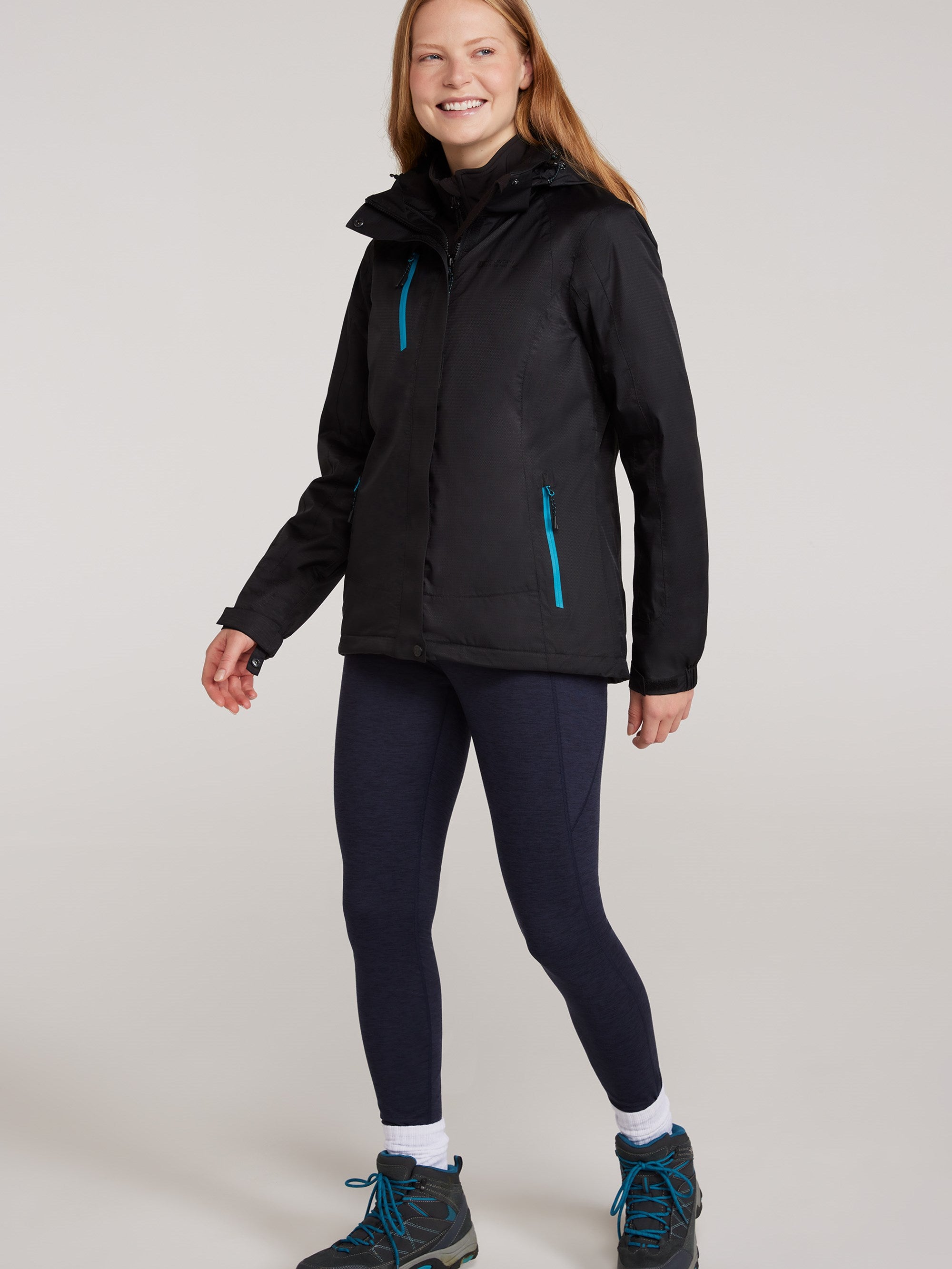 Women's 3-in-1 Waterproof Jacket for Hiking