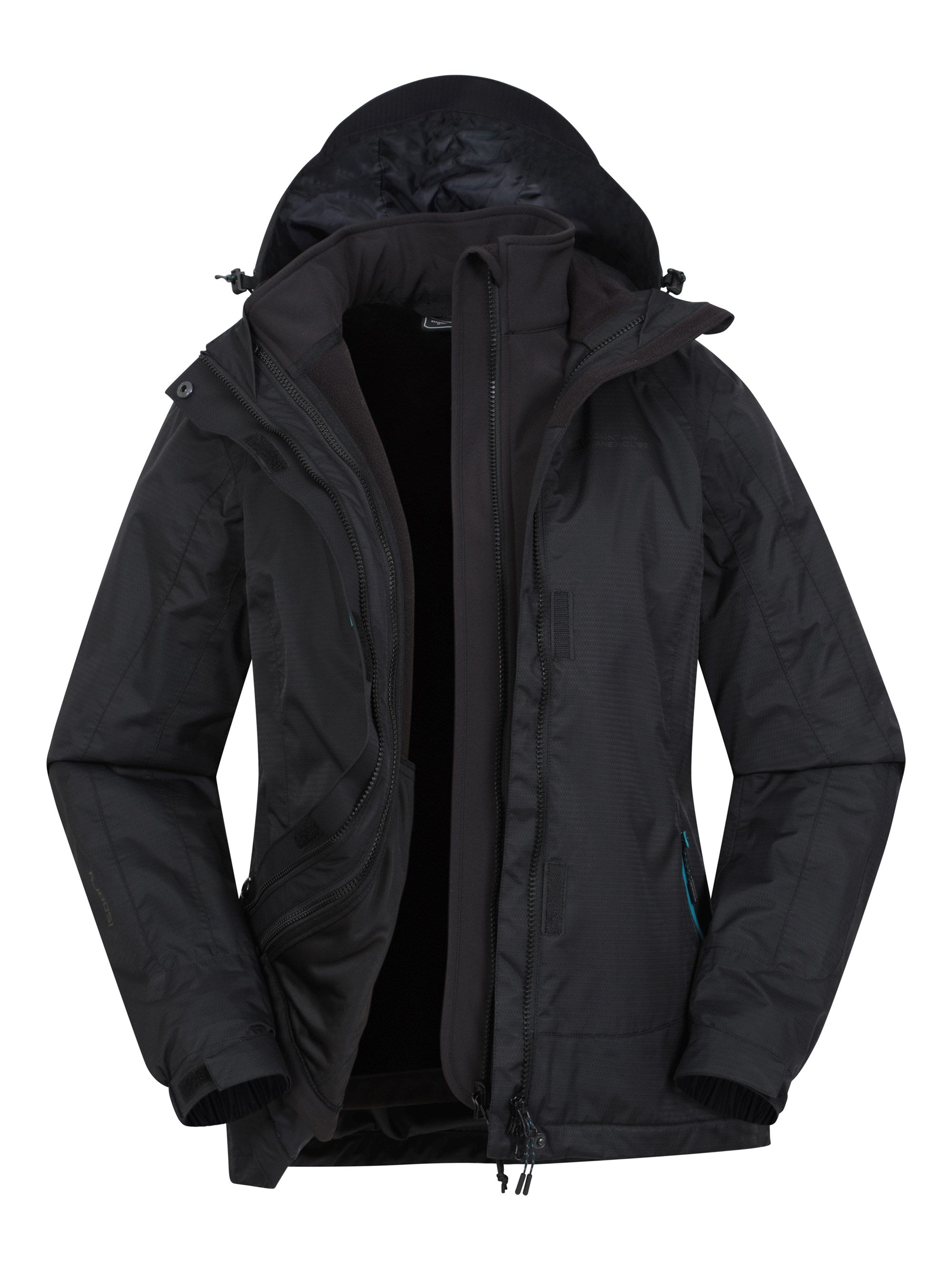 Women's 3-in-1 Waterproof Jacket for Hiking