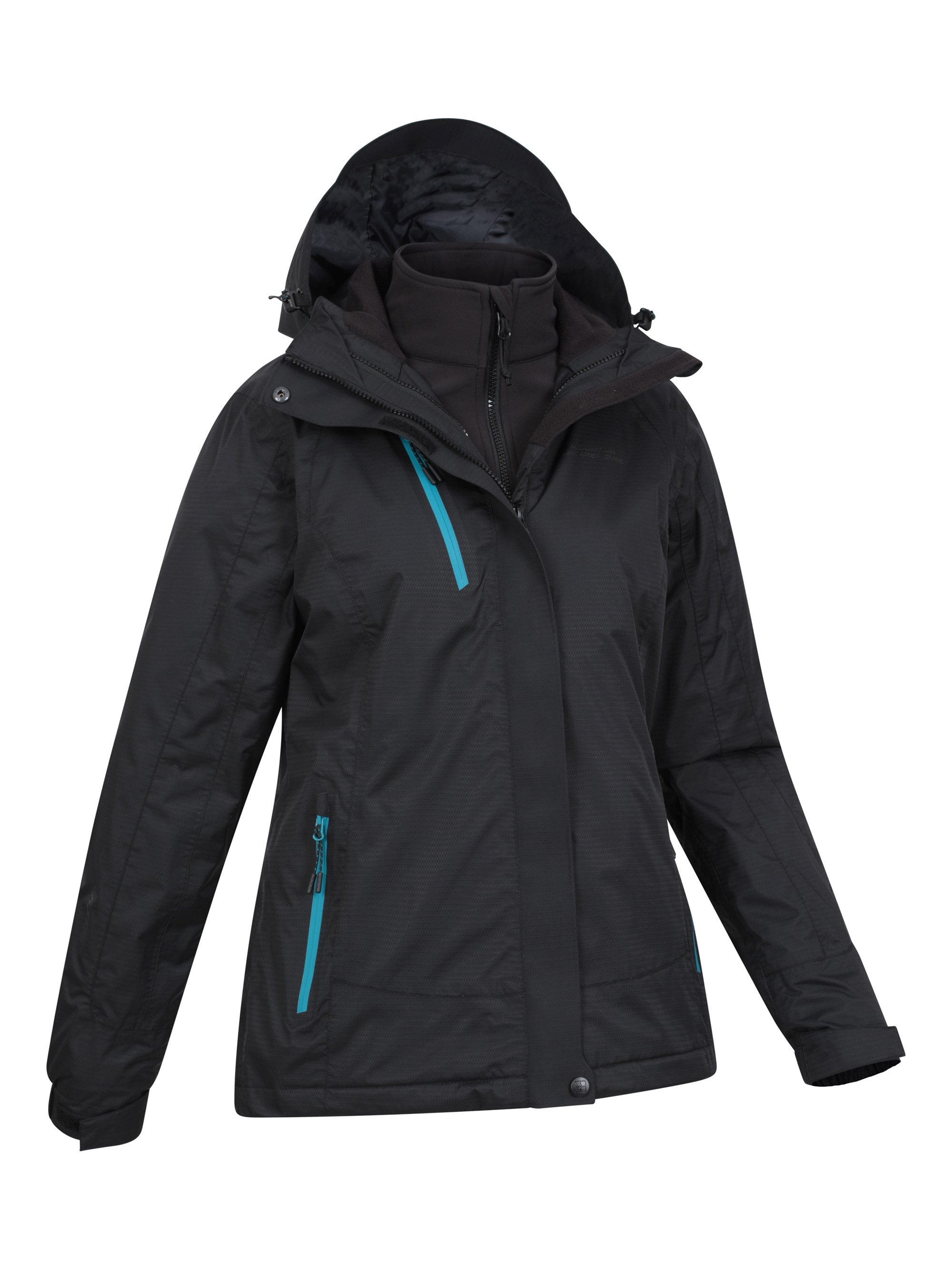 Women's 3-in-1 Waterproof Jacket for Hiking