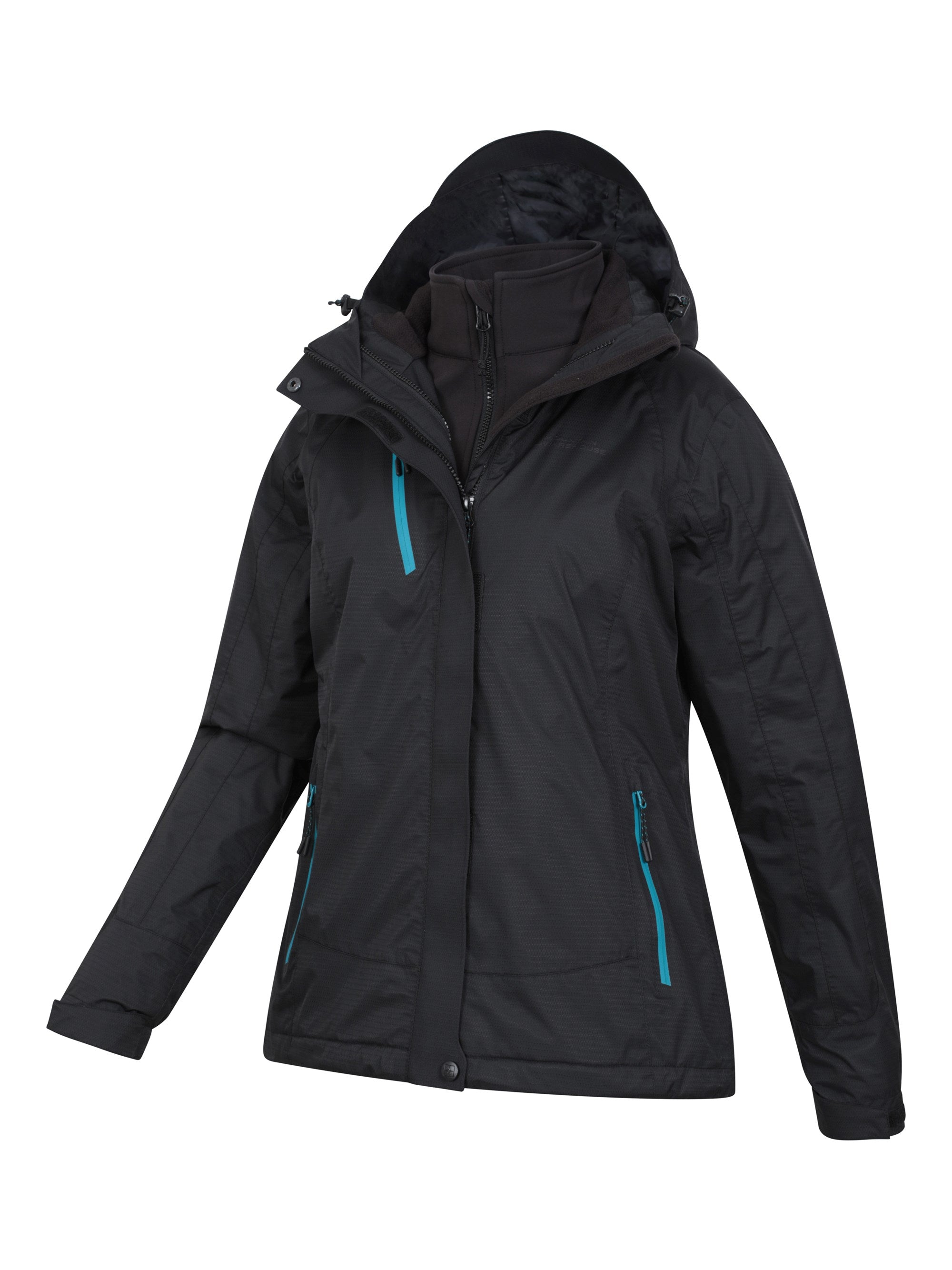 Women's 3-in-1 Waterproof Jacket for Hiking