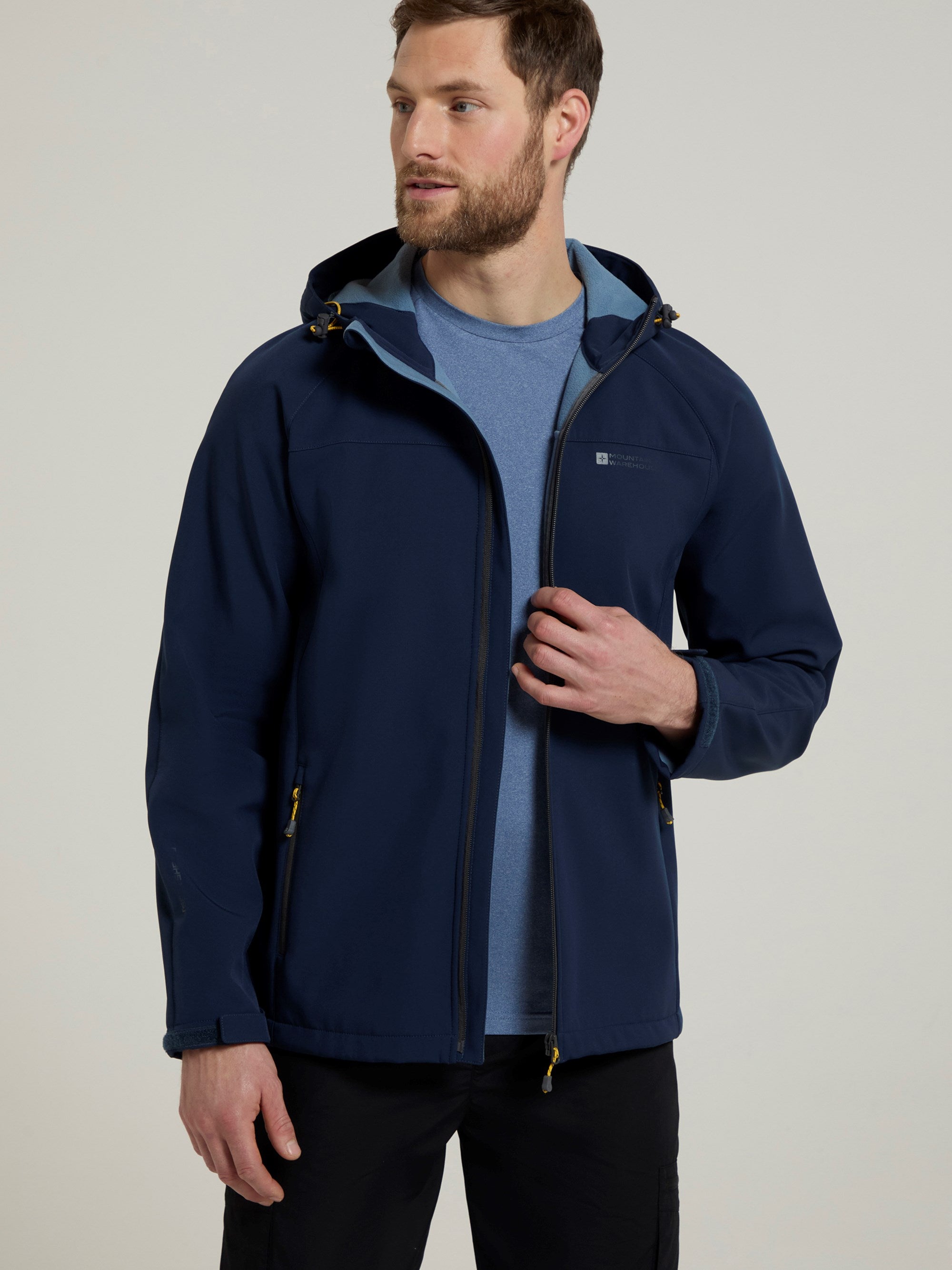 Men's Water-Resistant Softshell Jacket for Outdoor Adventures