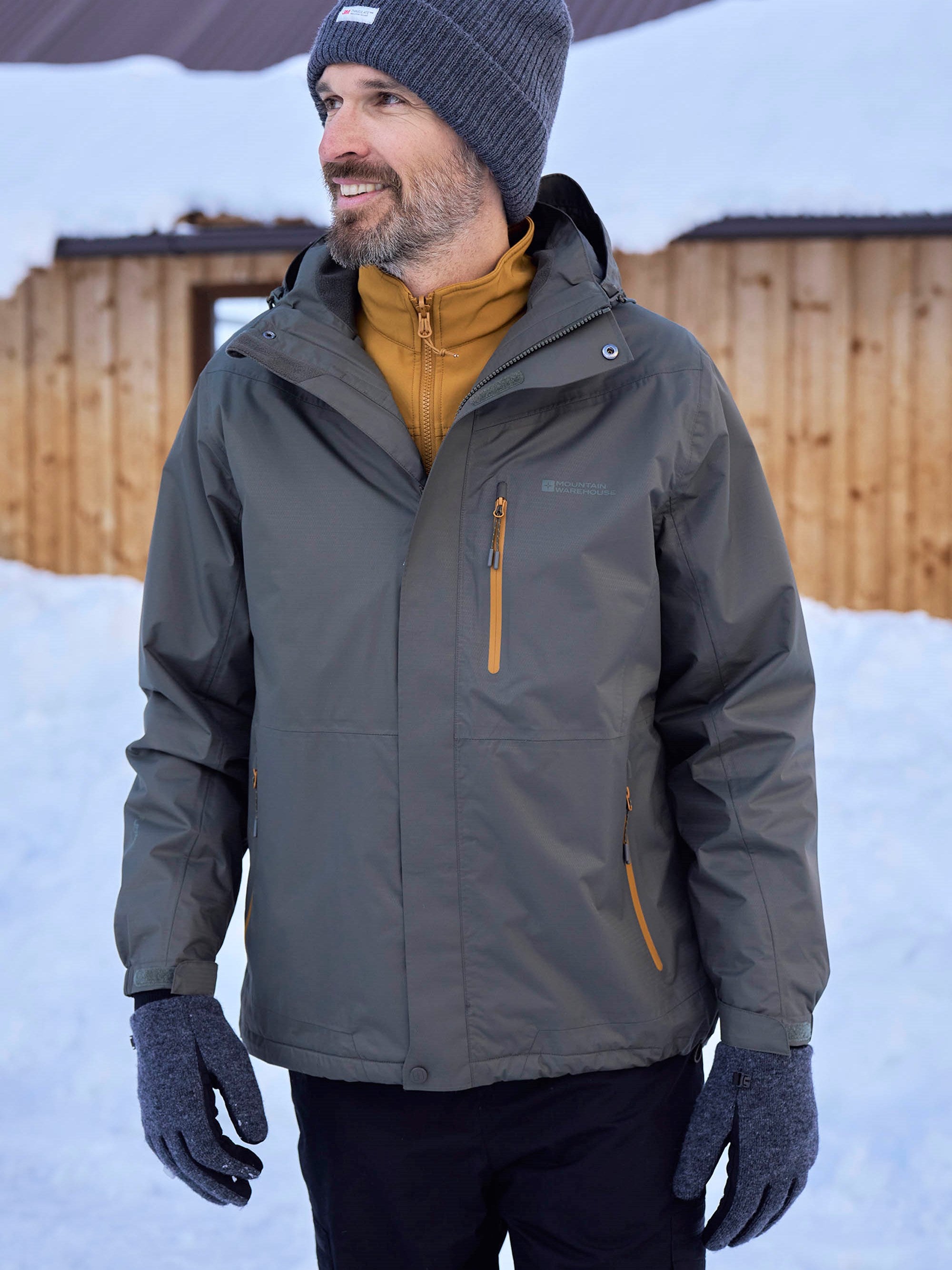 Men's 3-in-1 Waterproof Jacket for Hiking