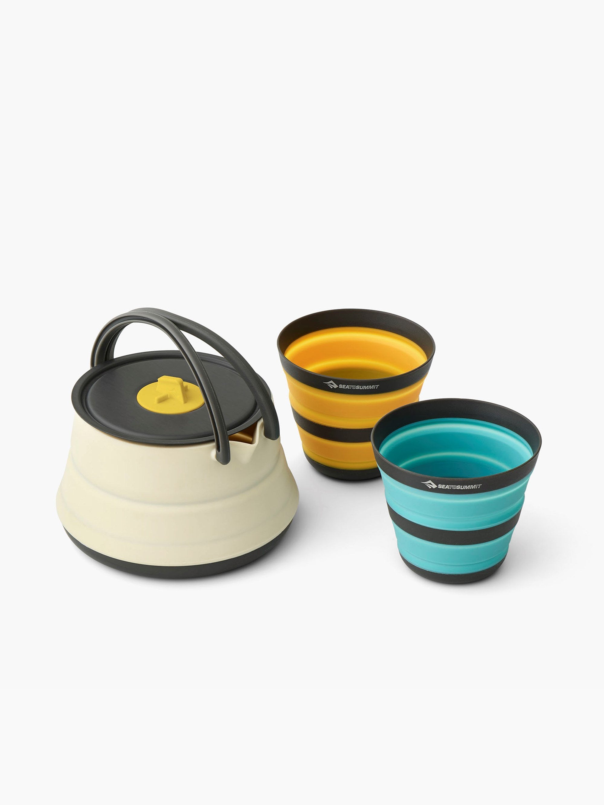 Sea to Summit UL Collapsible Kettle Set - 3pc for Backpacking