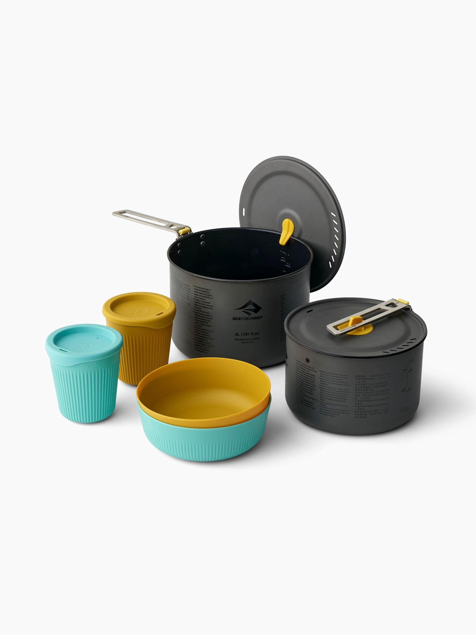 UL-Certified 2-Pot Camping Cook Set - 6pc