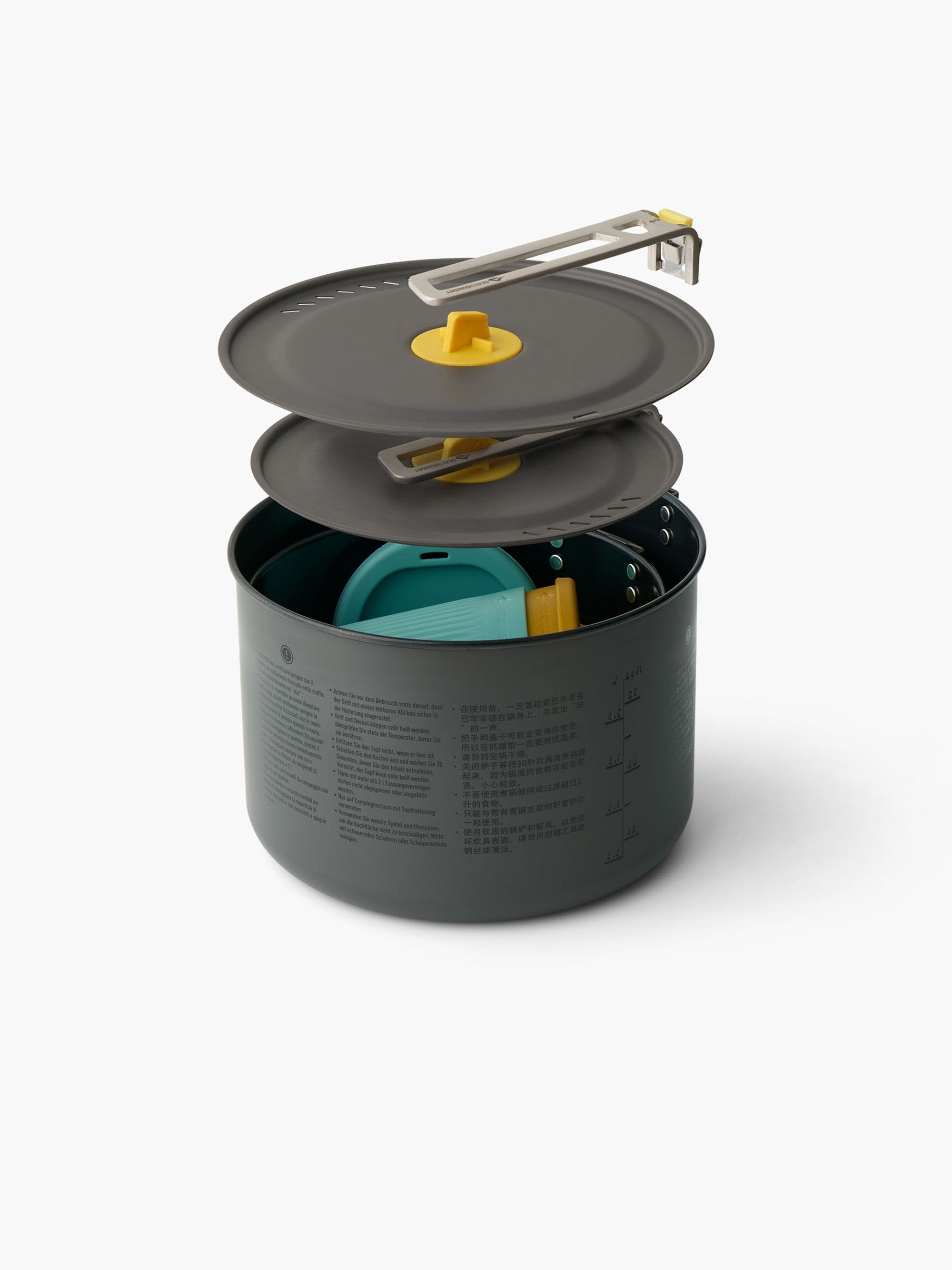 UL-Certified 2-Pot Camping Cook Set - 6pc