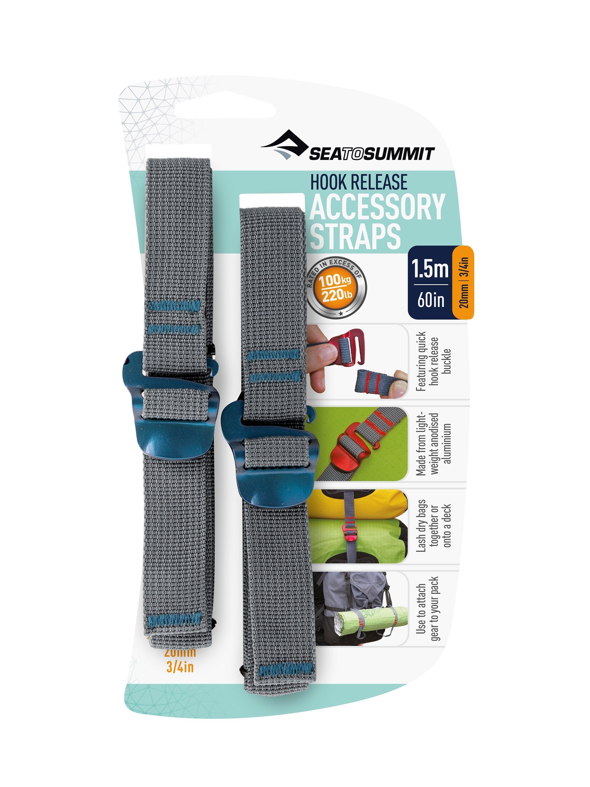 Hook Release Accessory Straps - 60in (2-Pack)